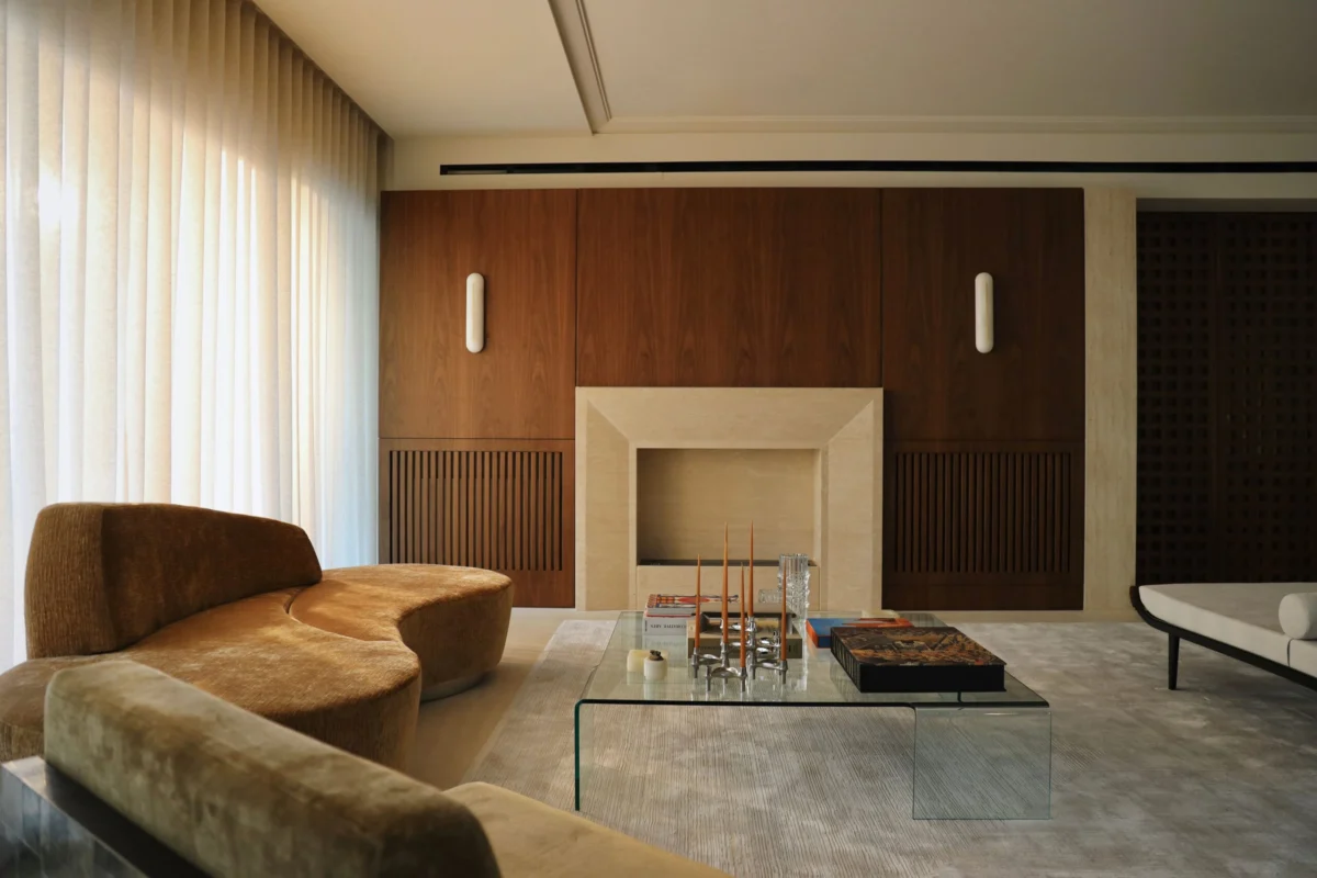 This Beirut Apartment Features a Chic Modern Take on the Mashrabiya Screen