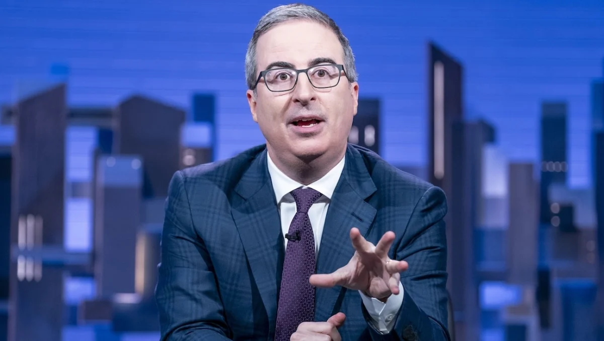 John Oliver Mocks Donald Trump’s Feud with Pope Leo XIV