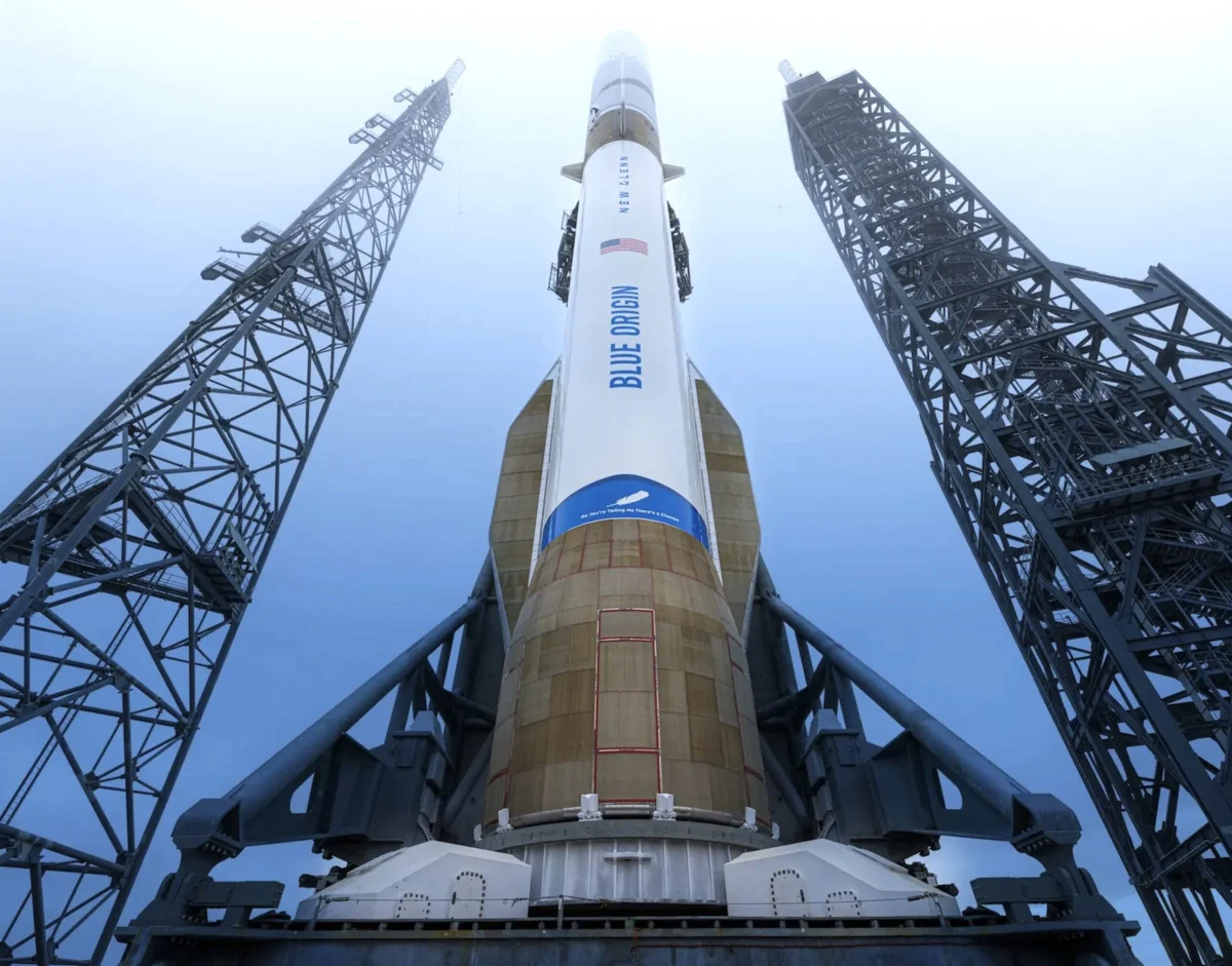 Blue Origin’s New Glenn Mega-Rocket Suffers Catastrophic Explosion During Static Fire Test, Halting Ambitious Launch Schedule.