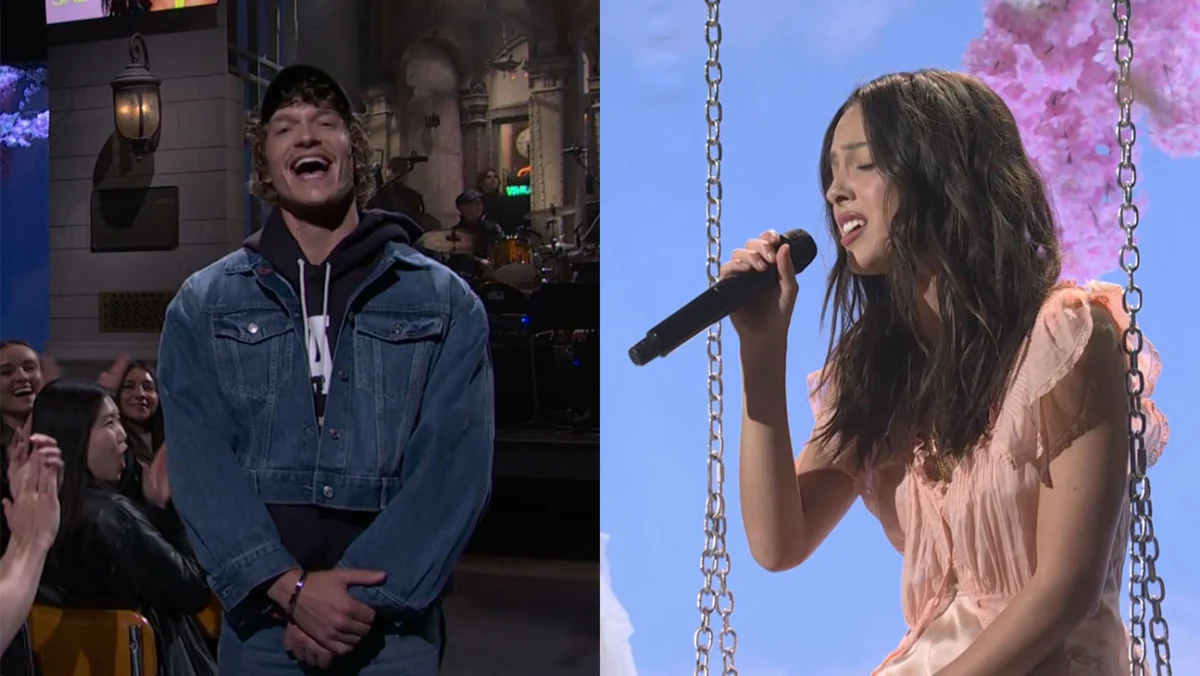 Heated Rivalry Star Connor Storrie Makes a Splashy Appearance on Saturday Night Live to Introduce Olivia Rodrigo
