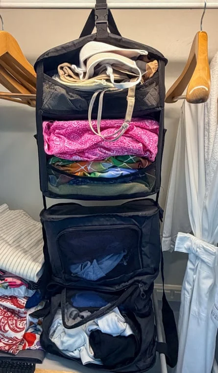 I upgraded my suitcase for one with pop-out shelves – it’s completely changed how I packed