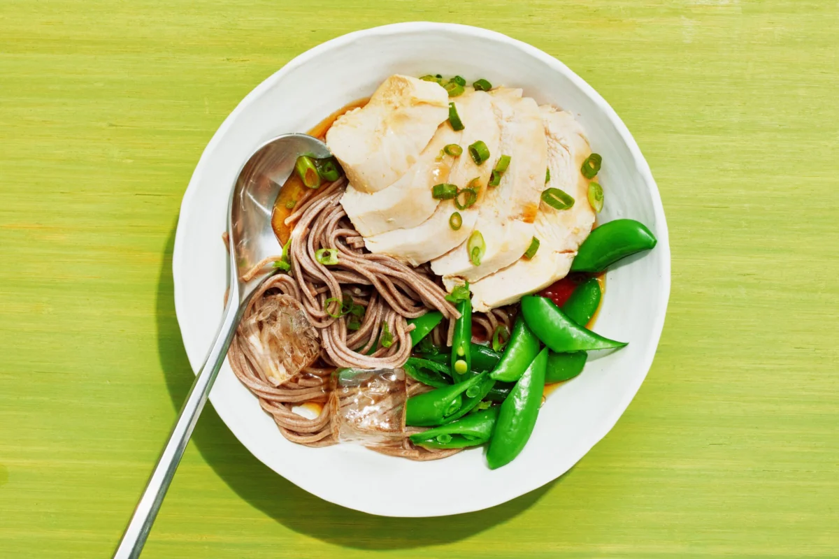 Miso Poached Chicken With Soba Noodles Reflects Growing Consumer Preference for Simplified Nutrient Dense Home Cooking