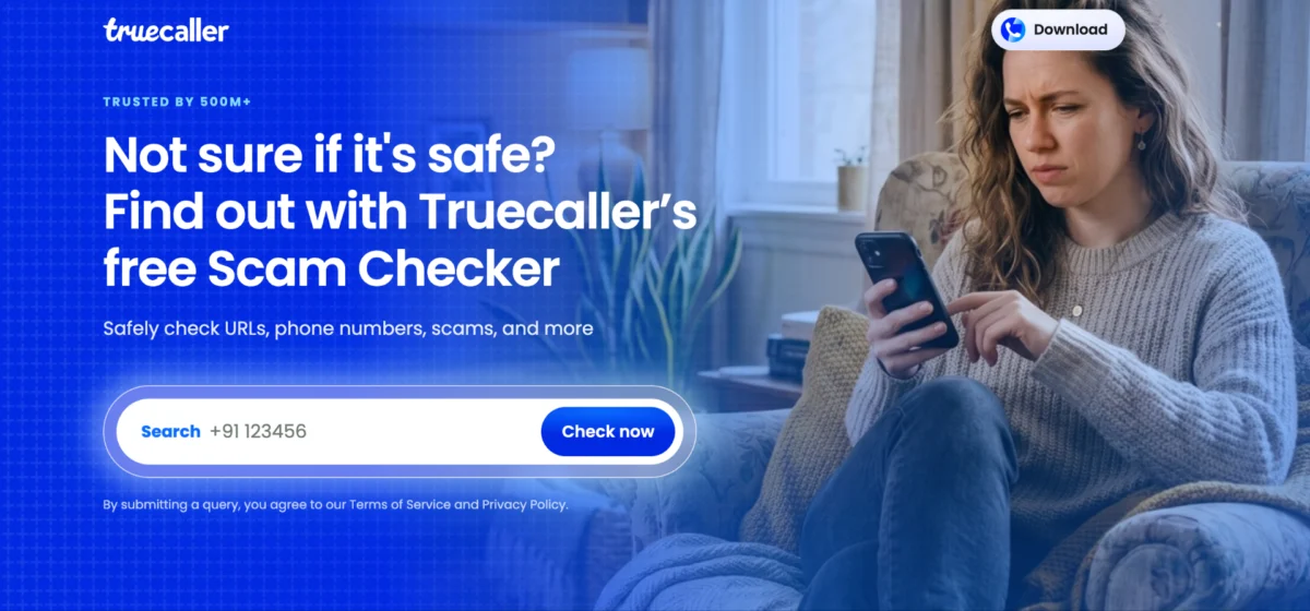 Truecaller Expands Beyond Caller ID With the Launch of Free Web-Based Scam Checker Tool