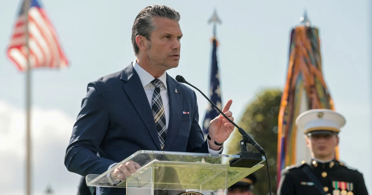 US Defense Secretary Pete Hegseth Announces Sweeping 20 Percent Cut to Pentagon Flag and General Officer Ranks